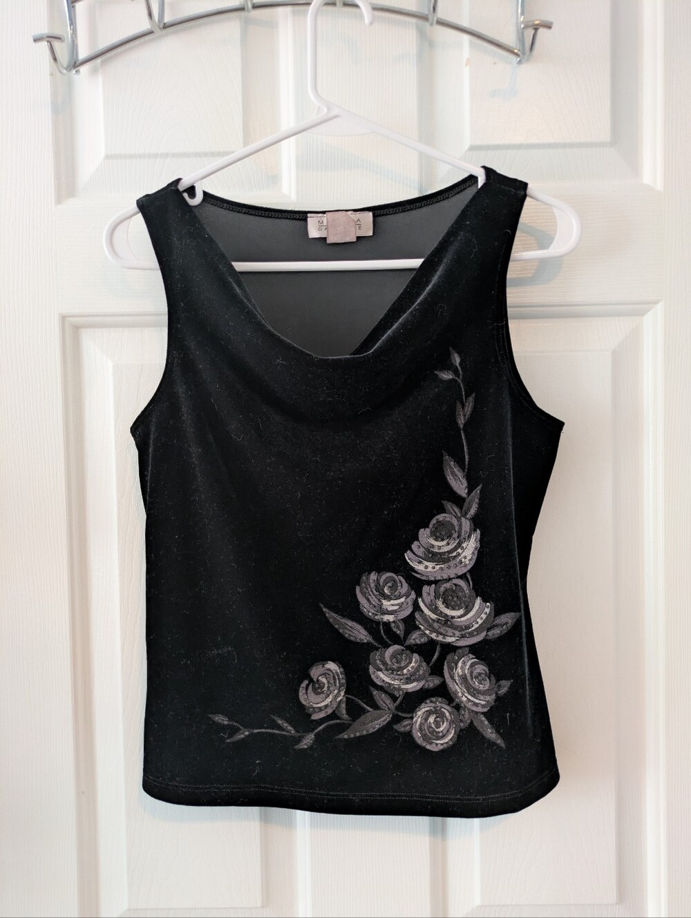 Black Velvet Top